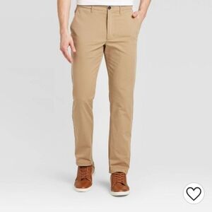 NWT Goodfellow &Co Men's Slim Fit Tech Chino Pants Size 42X32